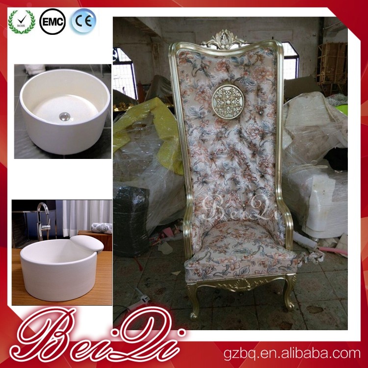 Wholesale Pedicure spa with high back throne chair comfortable luxury pedicure spa massage chair for nail from china suppliers