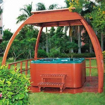 Wholesale Outdoor SPA Pavilion/Gazebo/Wooden Pavilion, Customized Designs and Logos are Welcome from china suppliers