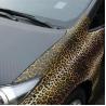 Buy cheap Stickers for Car Wrapping, with Printed Patterns, Yellow and Black Leopard PVC from wholesalers