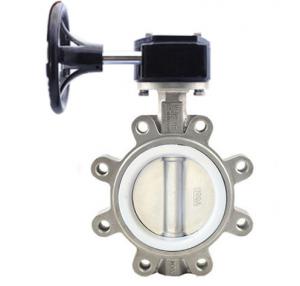 Wholesale Mirror Epdm Lined Dn10 Cast Iron Flange Butterfly Valve With Handle Lever from china suppliers