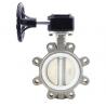 Buy cheap Mirror Epdm Lined Dn10 Cast Iron Flange Butterfly Valve With Handle Lever from wholesalers