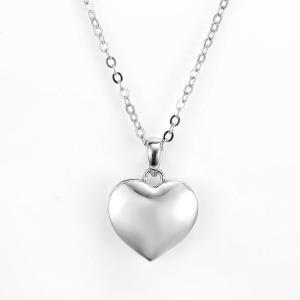 Wholesale Engraved 925 Silver CZ Pendant 4.9g Plain Silver Heart Pendant from china suppliers