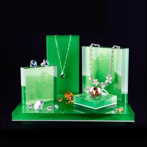 China Advertising Acrylic Jewelry Display , Luxury A3 A4 Clear Acrylic Jewelry Stand on sale