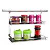 304 stainless steel kitchen shelf hanging bottle rack bathroom pendant cosmetics containin for sale