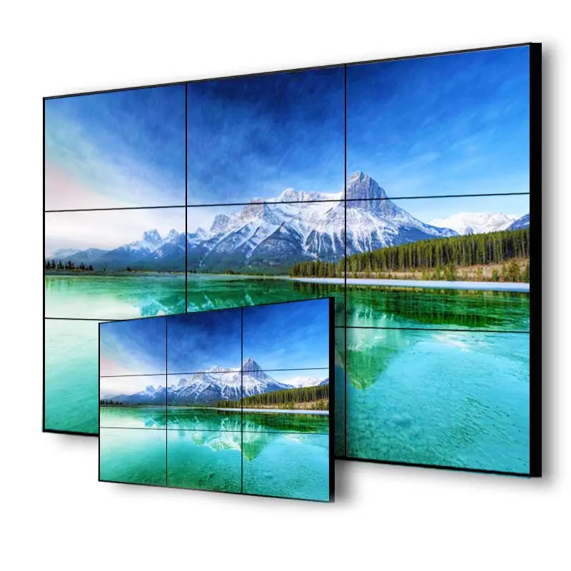 Wholesale 1x3 2x2 3x3 Lcd Video Wall Processor Multi Screen Display Wall 46 49 55 Inch Indoor from china suppliers