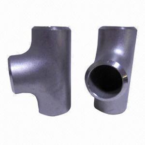Wholesale Stainless Steel Pipe Tee Fitting, Meets ANSI, BS, En, DIN, JIS and GB Standards from china suppliers