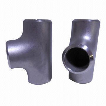 Buy cheap Stainless Steel Pipe Tee Fitting, Meets ANSI, BS, En, DIN, JIS and GB Standards from wholesalers