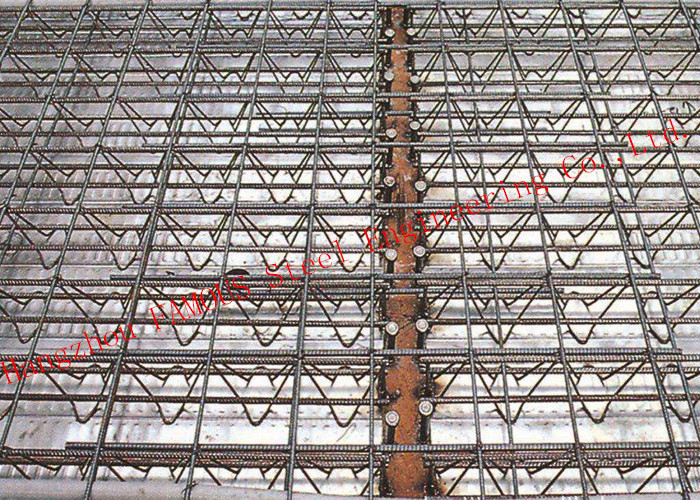 Wholesale Galvanized 11.8m Metal Floor Decking HRB500E Reinforced Steel Bar Truss , 0.5mm Concrete Floor Decking from china suppliers
