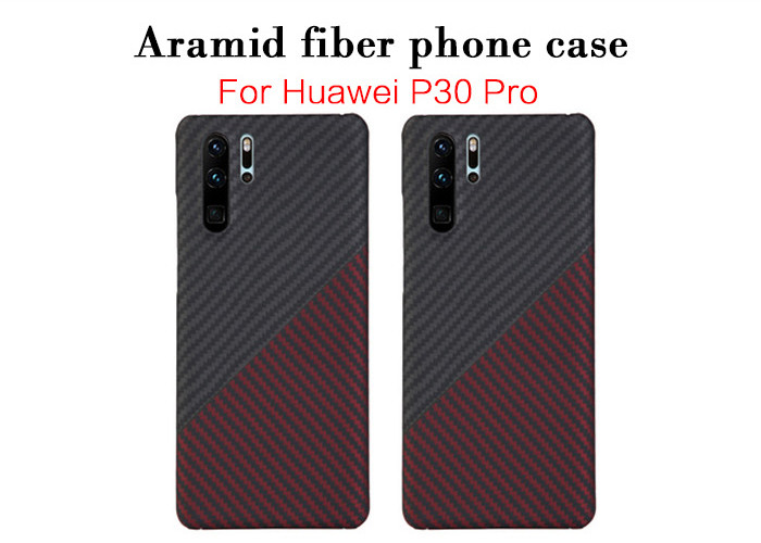 Wholesale SGS Approved Black And Red Aramid Huawei P30 Pro Full Body Case from china suppliers
