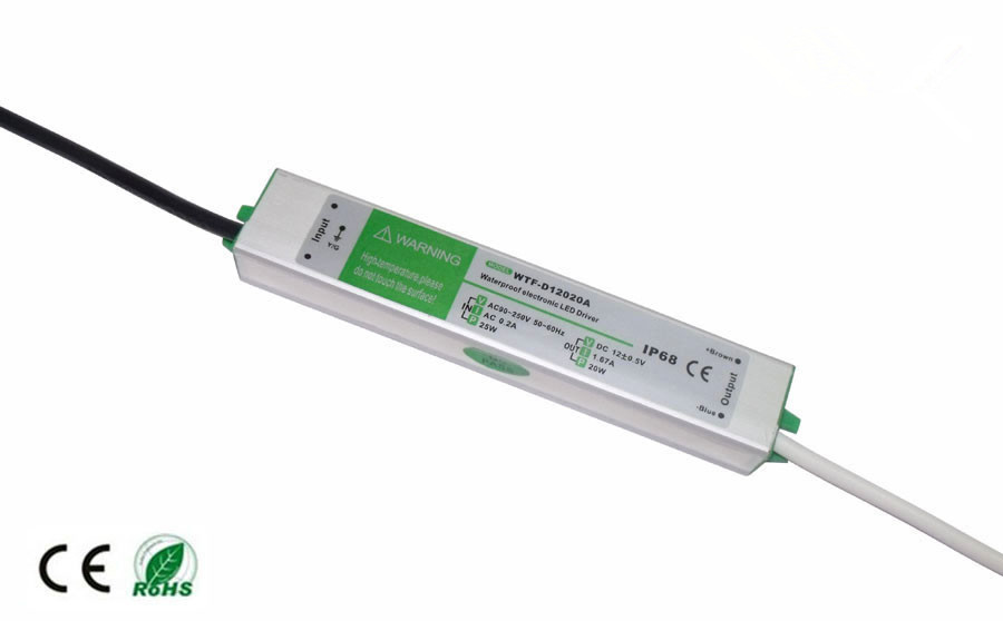 Wholesale Constant Current 300Ma 40V Led Waterproof Driver 18W , EN 61347-2-13 from china suppliers
