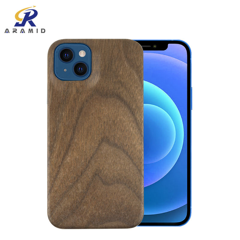 Wholesale Sleek iPhone 13 Mini Wooden Phone Case Thickness 0.2mm from china suppliers