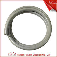 China Gray 1/2 Liquid Tight Flexible Electrical Conduit PVC Coated With Cotton Wire on sale