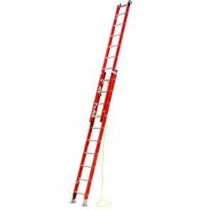 Wholesale 2 Sections Fiberglass Extension Ladder For Line Construction 1.9g/Cm3 Density from china suppliers