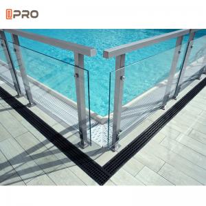 Wholesale Interior Glass Swimming Pool Aluminum Handrails Stainless Steel Stairs Balustrades from china suppliers