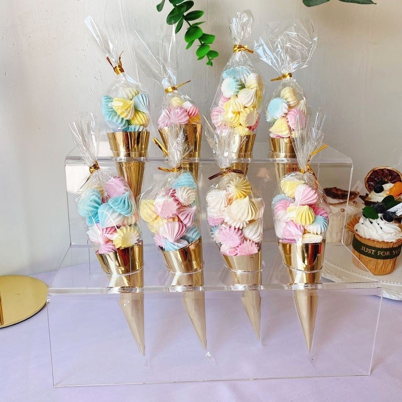 Wholesale 2 3 6 Tiers Cupcake Acrylic Dessert Stand Custom Size Holder from china suppliers