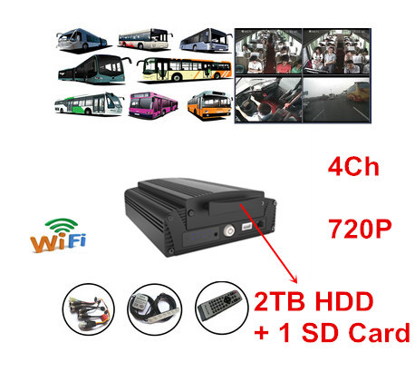 China HDD Car Mobile DVR 2TB Automotive DVR Recorder For Bus Truck on sale