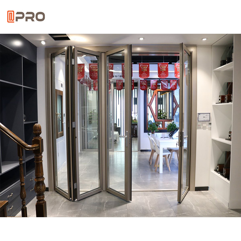 Wholesale Interior Home Aluminium Bi Fold Garage Door ISO9001 Approved from china suppliers