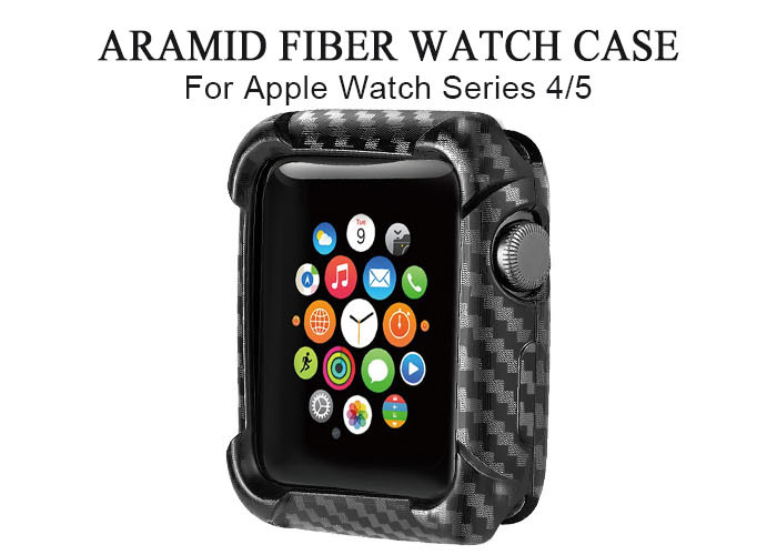 Wholesale Black Color Aramid Fiber Apple Watch Protective Case from china suppliers