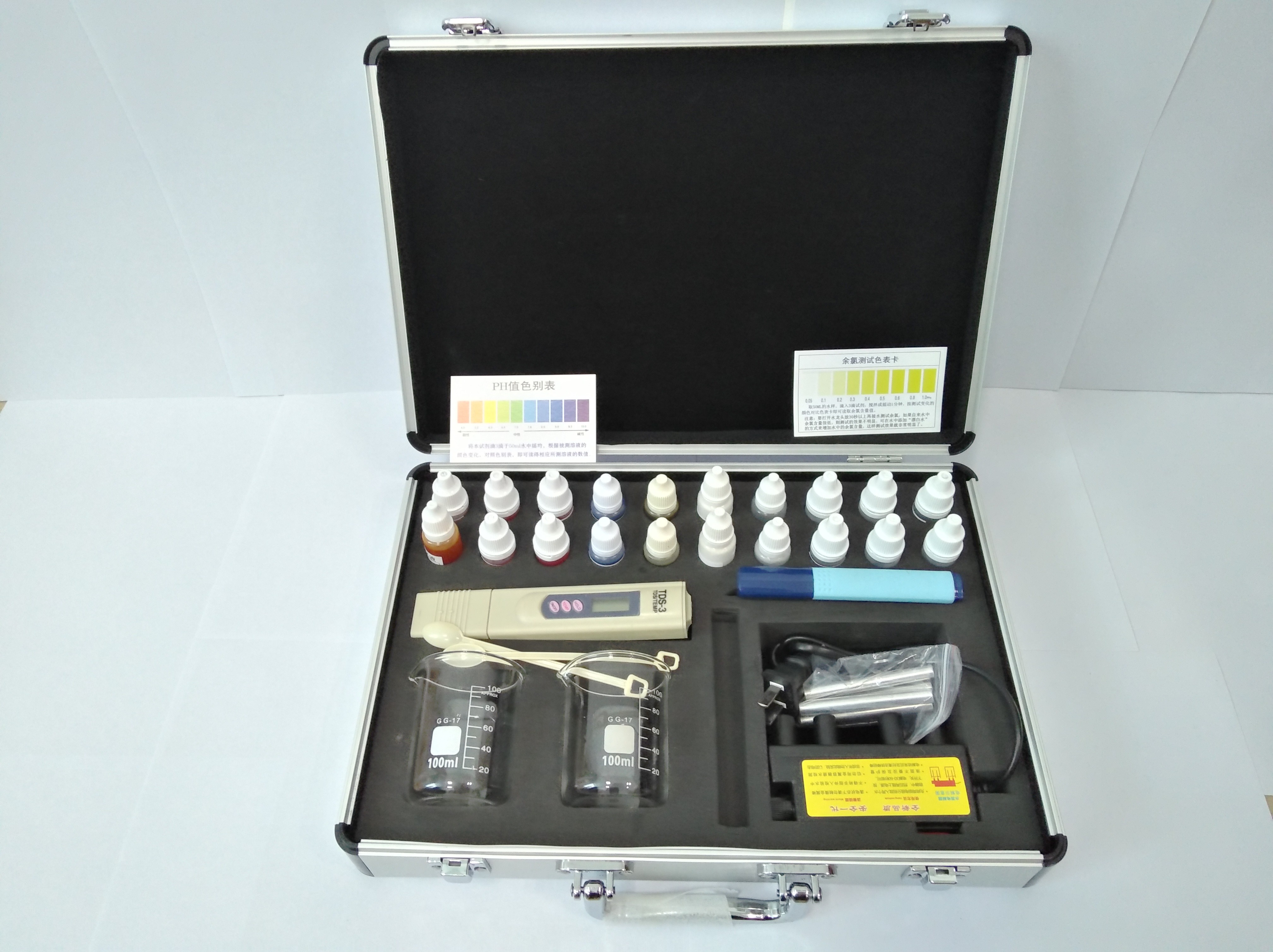 Wholesale good quality aluminiumn water quality test kit with tds mineral meter, electrolyzer from china suppliers