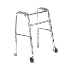 Wholesale Hospital Medical Folding Walker Aluminum Frame Walking Aids 1 Year Warranty from china suppliers