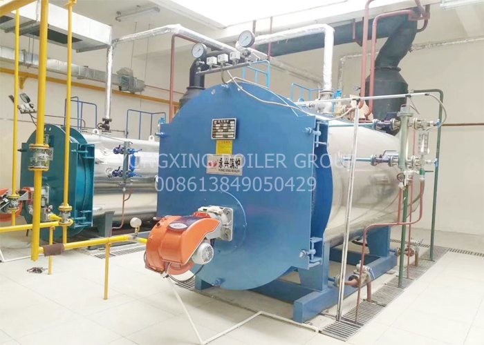 Quality 5 ton industrial gas diesel oil fired steam boiler for pharmaceutical industry for sale
