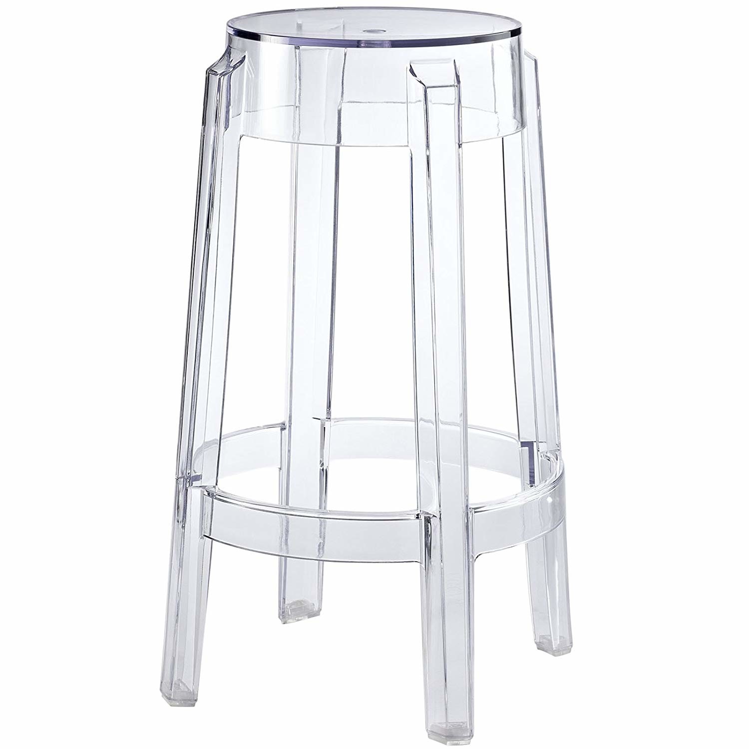 Wholesale ROHS Modern Clear Acrylic Counter Stool Chairs Fully Assembled For Backyard from china suppliers