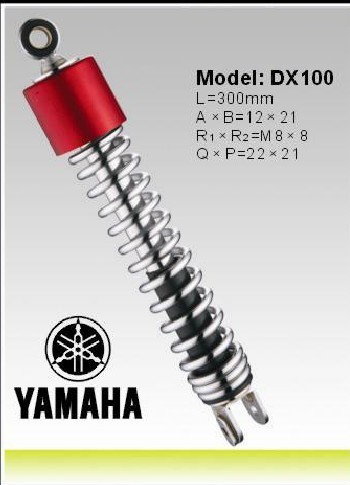 Wholesale Yamaha DX100 Motorcycle Shock Absorber 300mm Motor Shocks , Front And Rear Shocks from china suppliers