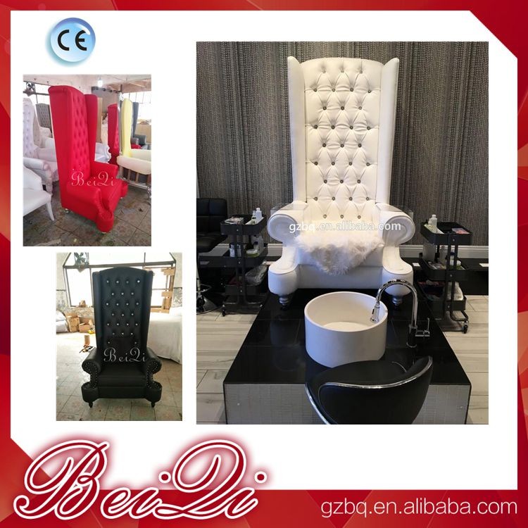 Wholesale High Back Throne Chair King Pedicure Chairs Used Nail Salon Furniture Queen Pedicure Spa Chair from china suppliers