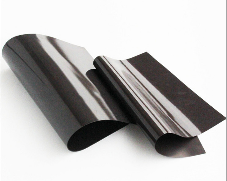 Wholesale Ferrite Magnetic Sheet Rolls 120 Degree Melting Magnet Rubber Sheet Brown color Plain Flexible rubber magnetic vinyl from china suppliers