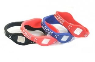 Wholesale Customized size balance power negative ion and infrared energy silicone bracelet  from china suppliers