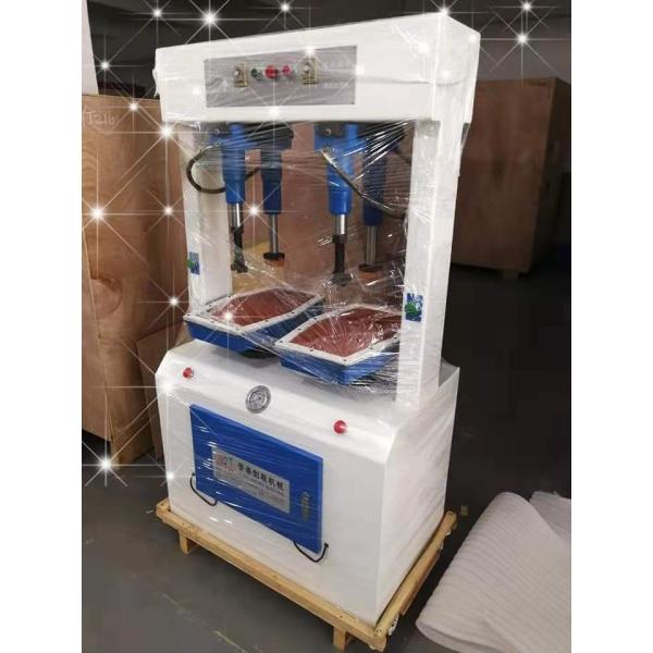 Double Head Hydraulic Sole Press Machine Low Noise Multiple Functional