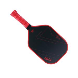 Fabric-Grained Frosted Carbon Fiber Pickleball Racket With Integrated Blade