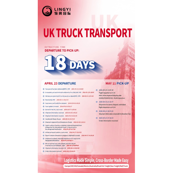 UK Import Truck Freight Service | One-Stop DDP Delivery Solution | Oversized Cargo
