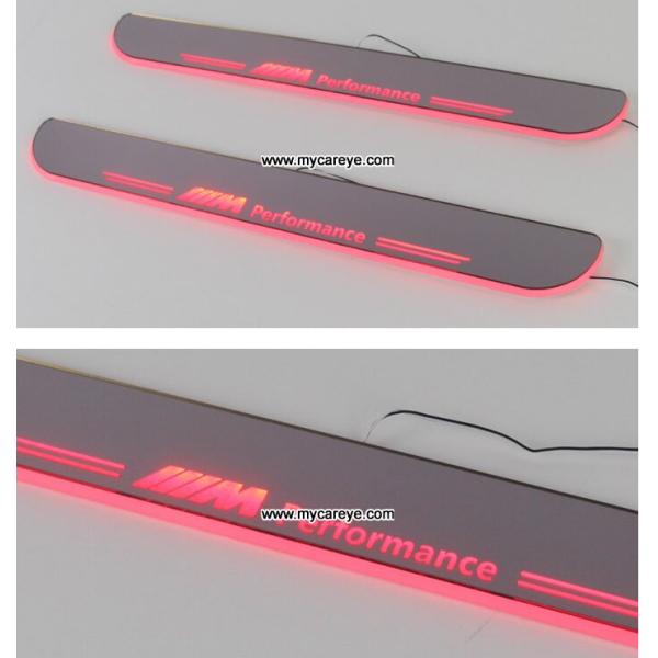 BMW M6 car led door courtesy light logo projector sill door pedal