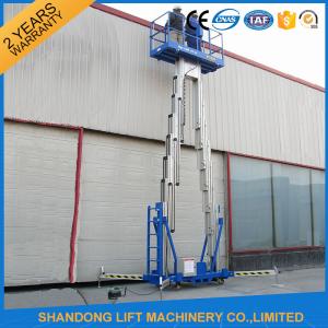 China 14m High Rise Window Cleaning Lift System , Aerial Wok Hydraulic Work Platform Lift  on sale