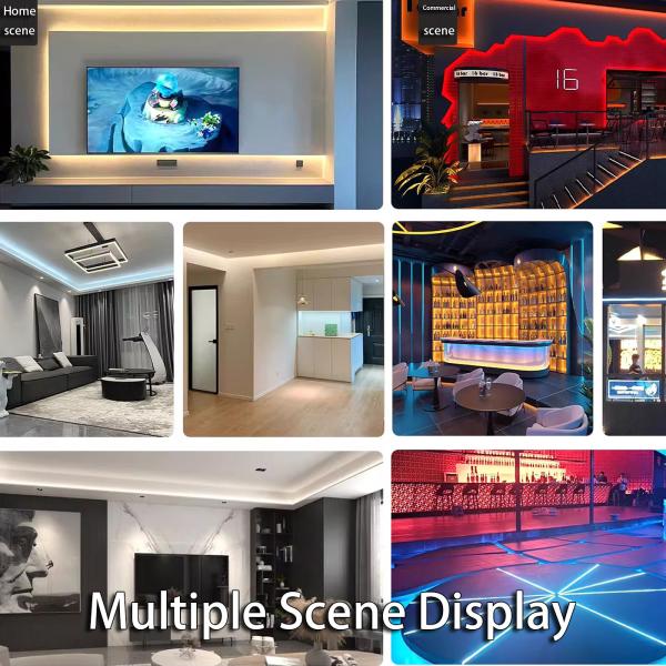 Custom Length Led Light Strip 180 Beads Full Spectrum Ultra-Bright Low Voltage Self-Adhesive Linear Light Embedded