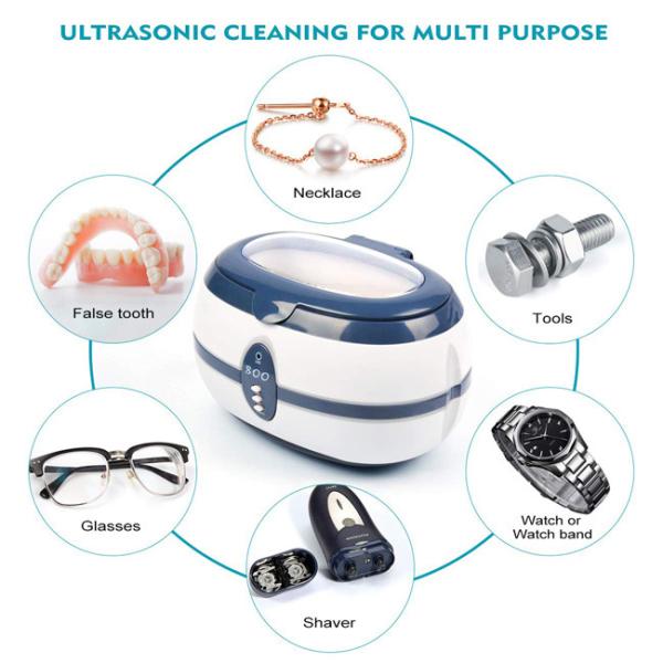 Mini Size GT SONIC Cleaner Easy Operating For Jewelry 600Ml Capacity 35W