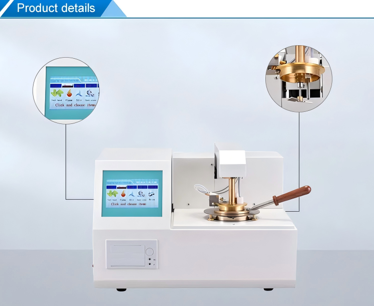 Automatic Closed Cup Flash Point Tester Pensky-Martins Oil Flash Point Testing Instrument