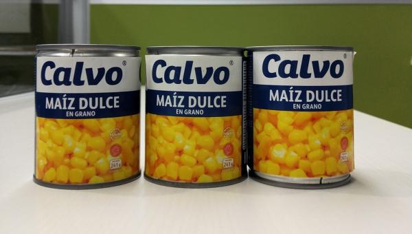 Quality Calvo Brand Canned Sweet Corn Maiz Dulze Net Weight 241g for Central America for sale
