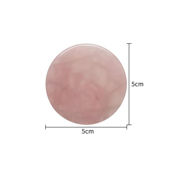 2020 Pink Magic Round Eyelash Extension Jade Stone Holder Grafting Tools Lash Glue Adhesive Pallet Makep Accessories