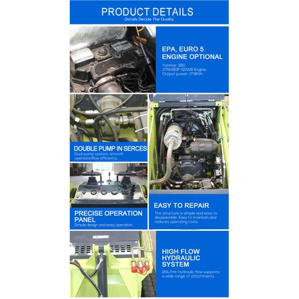 For Earthmoving Mini Top Front Track Skid Steer Loader Compact Diesel Skid Steer Loader with Attachments for Sale