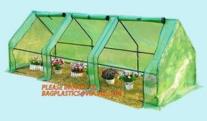 China Polycarbonate strong garden greenhouse double-door green house,NEW WALK IN GREENHOUSE GARDENING SEEDS PROPOGATING 143cm* on sale