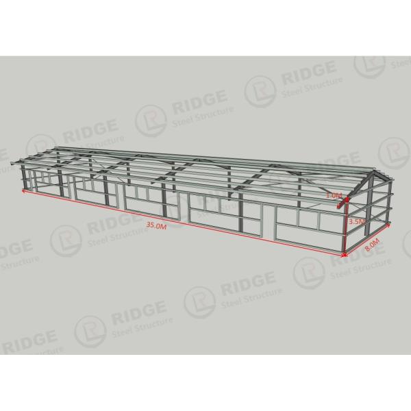 Safety Steel Structures Clear Span Structures Steel Framed Industrial Buildings