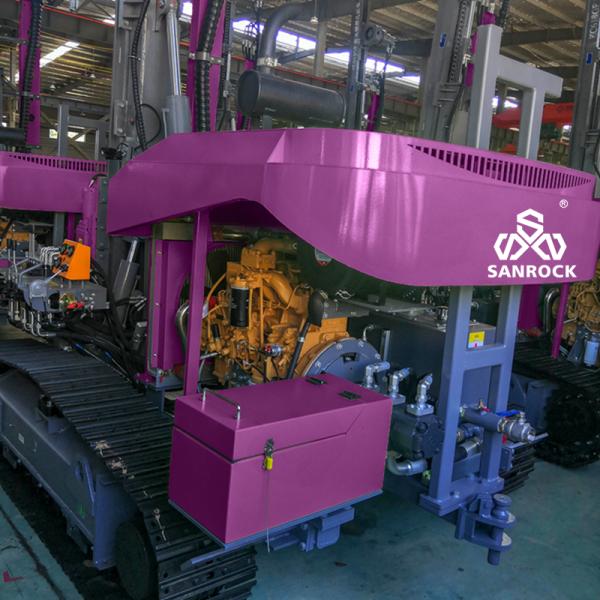 Pile Driver machine photovoltaic engineering construction crawler hydraulic drilling rig