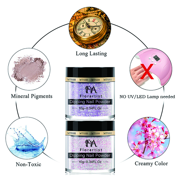 Factory Customization Color Acrylic Dipping Powder Strong Durable Nail Acrylic Powder for Nail Art Training