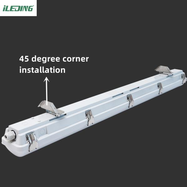 AC 110V Parking LED Tube Vapor Tight Luminaire 4FT IP66 LED Waterproof lighting Tri-proof Light