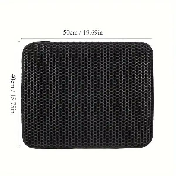 Washable Pet Accessories Double Layer Cat Litter Trapping Mat Waterproof