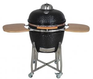 China SGS Black Cast Iron Grate Barbeque 24 Inch Kamado Grill on sale