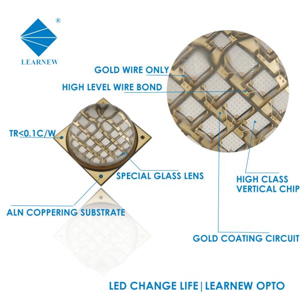 ALN Coppering 48-54V UV LED Chip 365nm R15MM high power UV LED