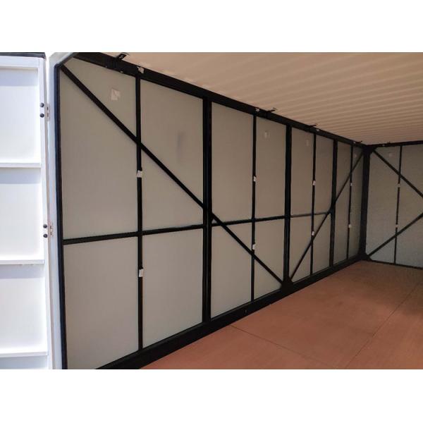 Workshop Storage Solution 16ft Foldable Self Storage Portable Sandwich Panel Container